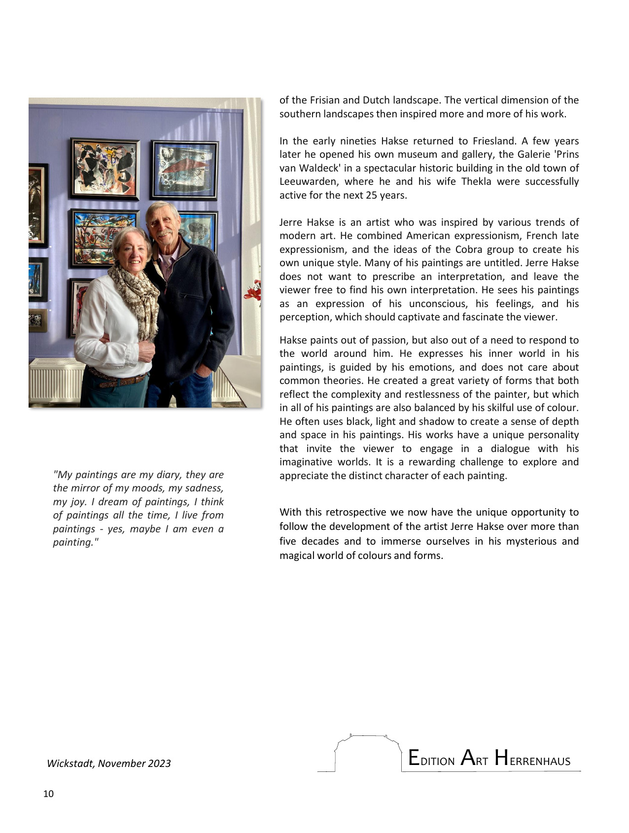 Jerre Hakse Retrospective